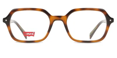 Levi's Lv 5076 Men's Glasses, Tortoiseshell, Size 51 In Brown