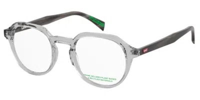 Levi's Lv 5077 Men's Glasses, Clear, Size 50 In Metallic