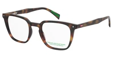 Levi's Lv 5078 086 Men's Glasses Tortoiseshell Size 50 - Free Lenses - Blue Light Block Available In Brown