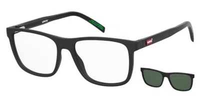 Levi's Lv 5084/c With Clip-on 807/uc Occhiali Da Vista Neri Per Uomo (solo Montatura) In Black