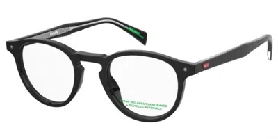Levi's Lv 5085 807 Occhiali Da Vista Neri Per Uomo (solo Montatura) In Black