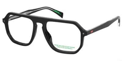 Levi's Lv 5086 807 Occhiali Da Vista Neri Per Uomo (solo Montatura) In Black