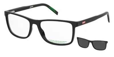 Levi's Lv 5090/c With Clip-on 807/m9 Occhiali Da Vista Neri Per Uomo (solo Montatura) In Black