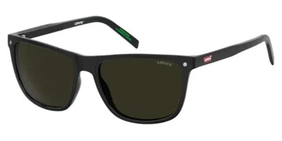 Levi's Lv 5099/s 807/70 Occhiali Da Sole Neri Per Uomo In Black