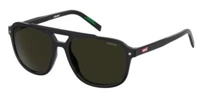 Levi's Lv 5100/s 807/70 Occhiali Da Sole Neri Per Uomo In Black