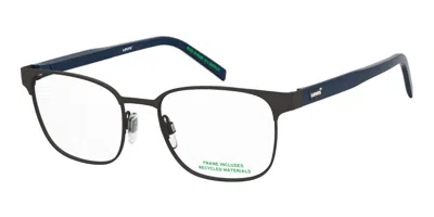 Levi's Lv 5108 003 Men's Glasses Black Size 53 - Free Lenses - Blue Light Block Available In Matte Black