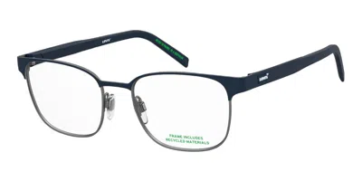 Levi's Lv 5108 9t9 Men's Glasses Blue Size 53 - Free Lenses - Blue Light Block Available In Yellow