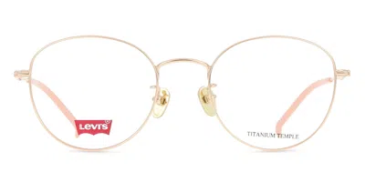 Levi's Lv 7060/f/lev 000 Occhiali Da Vista Oro Per Uomo (solo Montatura) In Gold