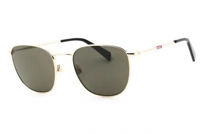 Levi's Levis Lv1029s Metal Round-frame Sunglasses In Gold