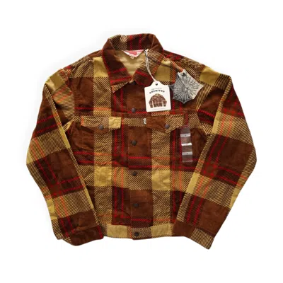 Pre-owned Levi's Lvc  Vintage Clothing Checked Flannel Trucker S Repro Fw20 In Multicolor