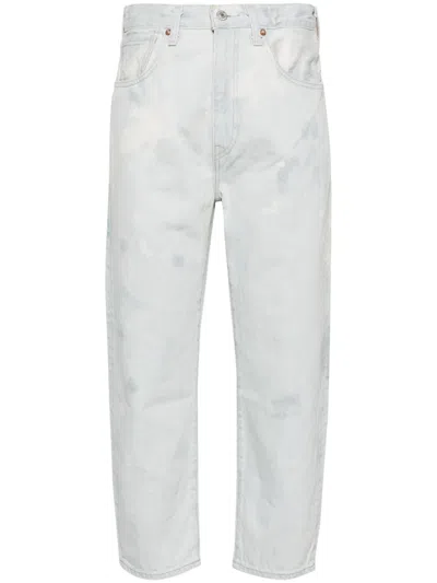 Levi's Made In Japan Barrel High-rise Straight Jeans In Blue