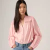 Levi's Madeline Long-sleeve Blouse In Gold