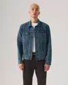 Levi's Man Jackets Levis 72334 0718 - The Trucker On The Europeas In Blue