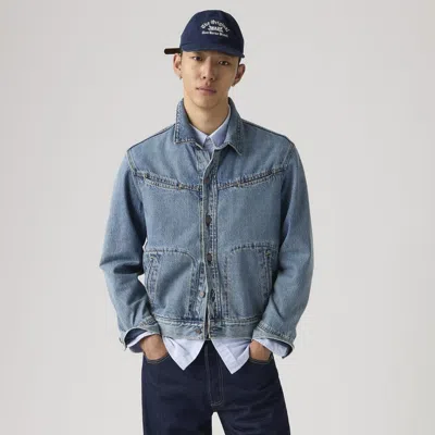 Levi's Market Miners Trucker Jacket In Blue
