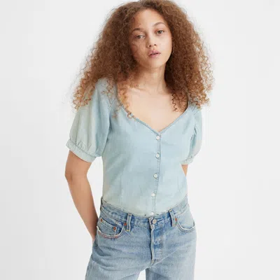 Levi's Marta Raglan Short Sleeve Blouse