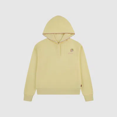 Levi's Kids' Meet And Greet Graphic Hoodie Big Girls 7-16 Xl In Yellow