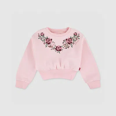 Levi's Levis Meet And Greet Western Crew Toddler Girls 2t-4t 4t In Pink