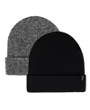 Levi's Men's 2-pack Beanie Set In Black
