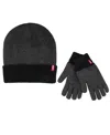 Levi's Men's 2-pack. Fleece Ivy Beanie And Gloves Set In Brown