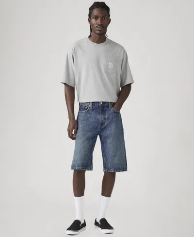 Levi's Men's 469 Loose 12" Jean Shorts In Blue