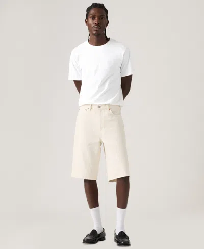 Levi's 501 Original Straight Lightweight Denim Shorts In Neutral