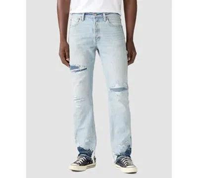 Levi's Men's 501 Original Fit Button Fly Non-stretch Jeans In White