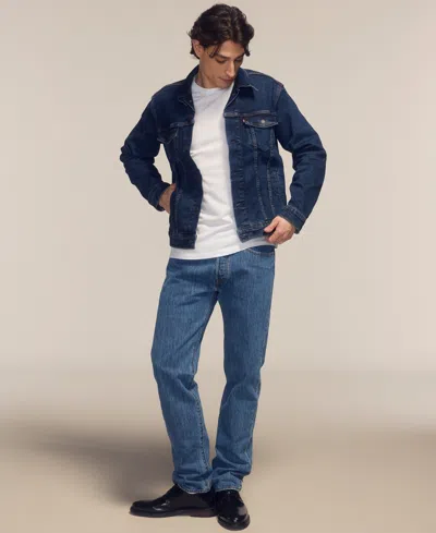 Levi's Men's 501 Original Fit Button Fly Non-stretch Jeans In Blue
