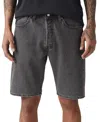 Levi's Men's 501 Original Regular-fit 9" Lightweight Denim Shorts In Gray