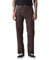 Levi's Men's 501 Original Shrink-to-fit Non-stretch Jeans In Burgundy