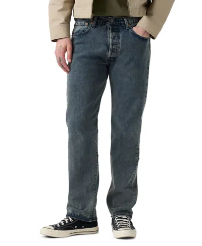 Levi's Men's 501 Regular-fit Button Fly Jeans In Blue