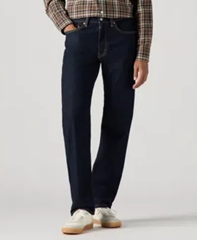 Levi's Men's 505 Regular Fit Non-stretch Jeans In Black