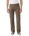 Levi's Men's 505 Regular Fit Stretch Jeans In Brown
