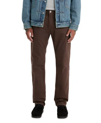 Levi's Men's 505 Regular Fit Stretch Jeans In Hot Fudge
