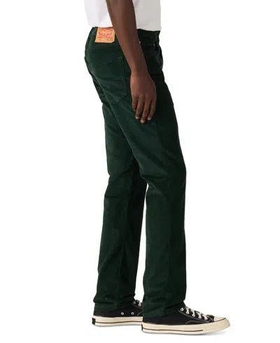 Levi's Men's 511 Slim-fit Corduroy Pants In Green