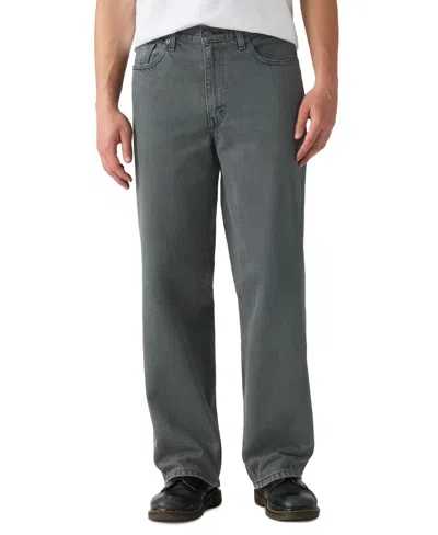 Levi's Men's 578 Regular-fit Stacked Ankle Baggy Jeans In Gray