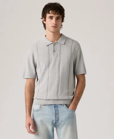 Levi's Austin Polo Sweater In Gray