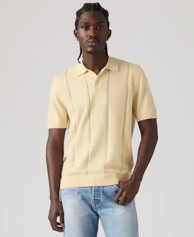 Levi's Austin Polo Sweater In Yellow