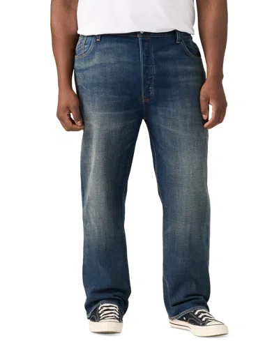 Levi's Men's Big & Tall 501 Original Fit Stretch Jeans In Blue