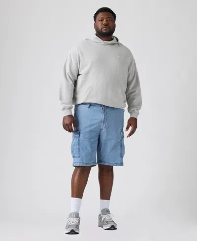 Levi's Men's Big & Tall Carrier 10" Shorts In Gray