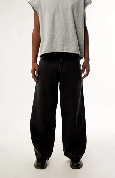 Levi's Men's Black Extra Baggy Jeans In Black Denim