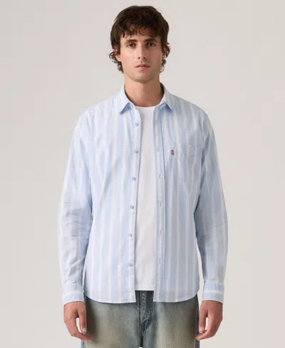 Levi's Men's Classic 1 Pocket Regular-fit Long Sleeve Shirt In Multi