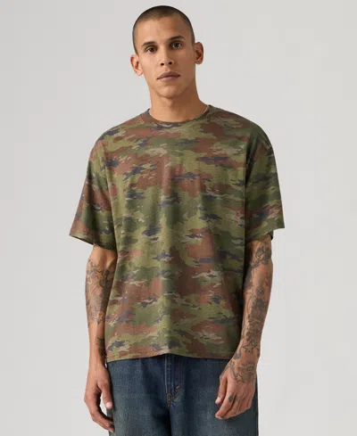 Levi's Men's Classic Cropped Short-sleeve T-shirt In Green
