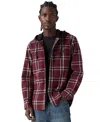 Levi's Classic Relaxed Hooded Worker In Brown
