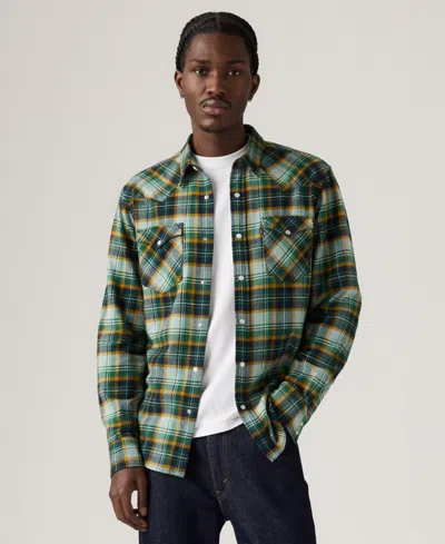 Levi's Men's Classic Standard Fit Western Shirt In Multi