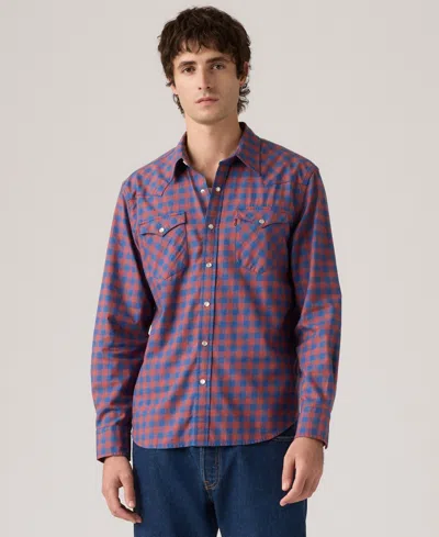 Levi's Men's Classic Standard Fit Western Shirt In Multi