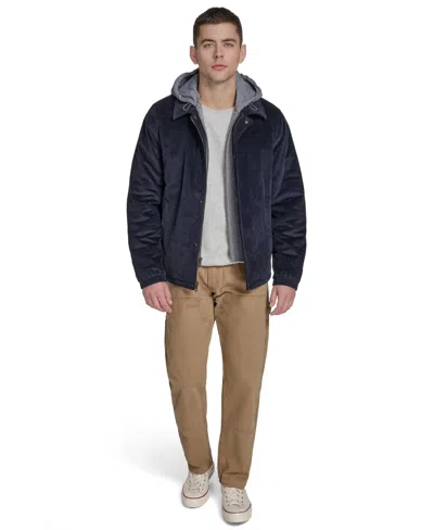 Levi's Men's Corduroy Coaches Jacket In Blue