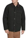 Levi's Men's Corduroy Collar Cotton Field Jacket In Black