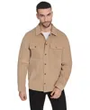 Levi's Men's Corduroy Plaid Lining Shirt Jacket In Brown