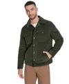 Levi's Men's Corduroy Plaid Lining Shirt Jacket In Green