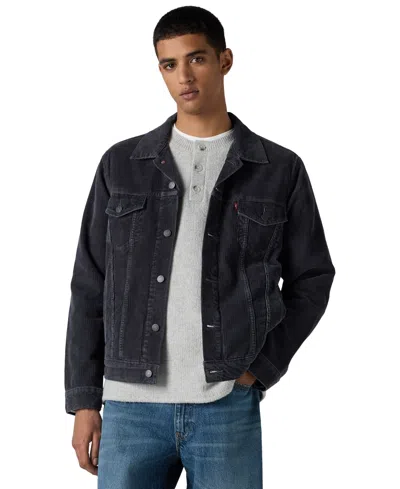 Levi's Men's Corduroy Regular-fit Trucker Jacket In Blue